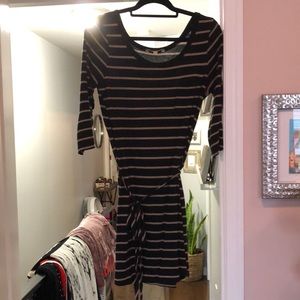 Striped T-shirt dress!
